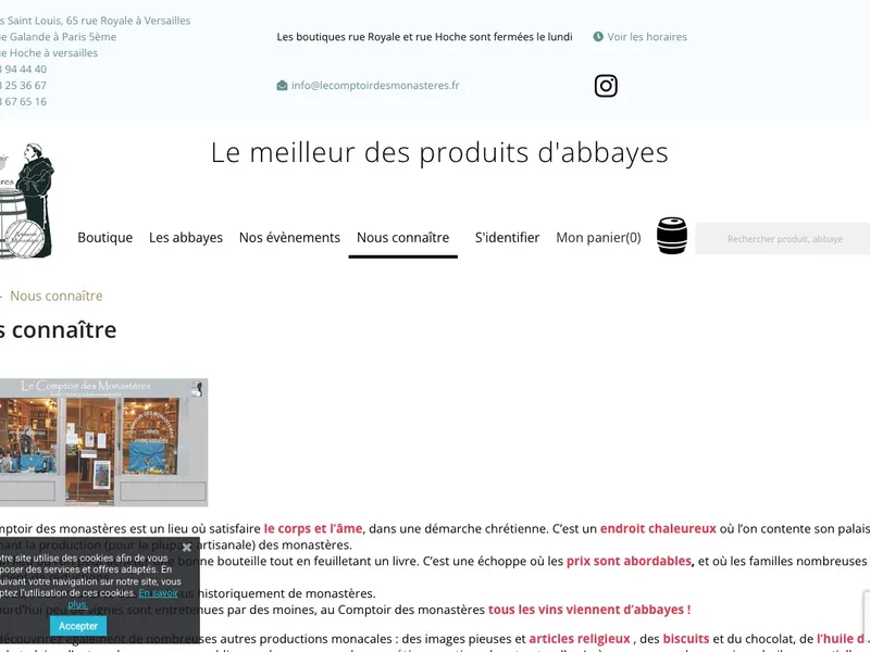 Le Comptoir des Monastères